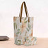 Floral Printed Oversized Shopper Tote Bag with Makeup Pouch - Uncommongifts.in