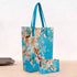 Blue Floral Printed Shopper Tote Bag - Uncommongifts.in