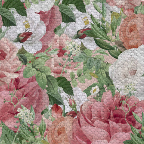 Floral Printed Oversized Shopper Tote Bag with Makeup Pouch - Uncommongifts.in