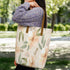 Floral Printed Oversized Shopper Tote Bag with Makeup Pouch - Uncommongifts.in