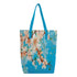 Blue Floral Printed Shopper Tote Bag - Uncommongifts.in