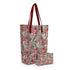 Floral Printed Oversized Shopper Tote Bag with Makeup Pouch - Uncommongifts.in