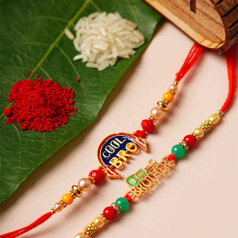 Cool Brother Rakhi Set of 2 - Uncommongifts.in