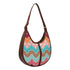 Multicoloured Geometric Half Moon Hobo Bag - Uncommongifts.in