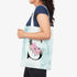 White Floral S Printed Shopper Tote Bag - Uncommongifts.in