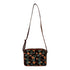 Black Floral Printed Sling Bag - Uncommongifts.in