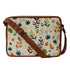 Beige Floral Printed Structured Sling Bag - Uncommongifts.in