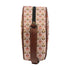 Peach-colored Ethnic Motifs Canvas Round Structured Sling Bag - Uncommongifts.in