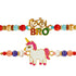 Cool Bro & Unicorn Rakhi Set of 2 - Uncommongifts.in