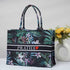 Flower & Leaves Printed Customised Box Tote Bag - Uncommongifts.in