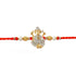 Crystal Embellished Shri Ganesh Religious Rakhi - Uncommongifts.in