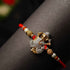 Crystal Embellished Shri Ganesh Religious Rakhi - Uncommongifts.in