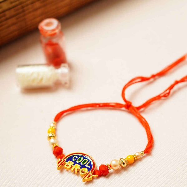 Cool Bro Text Rakhi - Uncommongifts.in