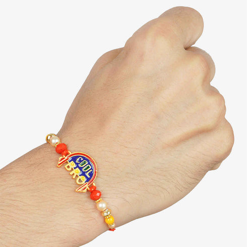 Cool Bro Text Rakhi - Uncommongifts.in