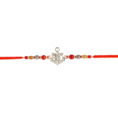 Bro Text Beaded Rakhi - Uncommongifts.in