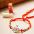 Bro Text Beaded Rakhi - Uncommongifts.in