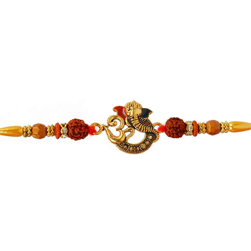 Om Shri Ganesh Religious Rakhi - Uncommongifts.in