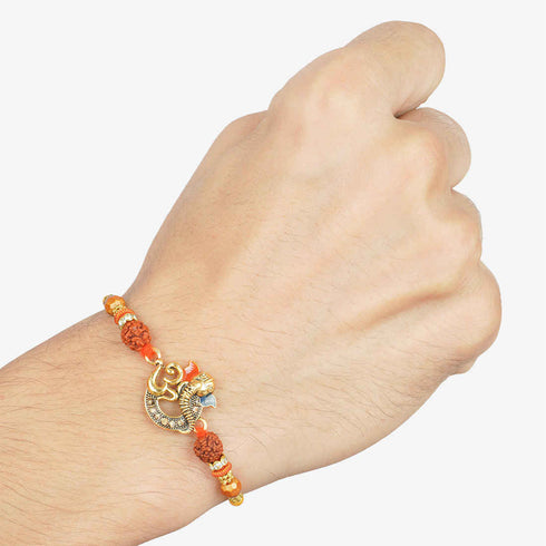 Om Shri Ganesh Religious Rakhi - Uncommongifts.in