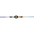 Blue Crystal Beaded Evil Eye Rakhi - Uncommongifts.in