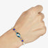 Blue Crystal Beaded Evil Eye Rakhi - Uncommongifts.in