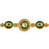 Green Crystal Kundan Rakhi - Uncommongifts.in