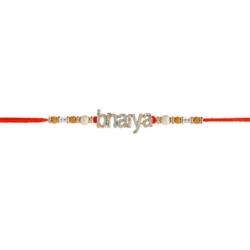 Bhaiya Text Rakhi - Uncommongifts.in