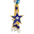 Blue Evil Eye Star Rakhi for Bhaya and Bhabi - Uncommongifts.in