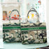 Bird & Elephant Jungle Printed Customised Box Tote Bag - Uncommongifts.in