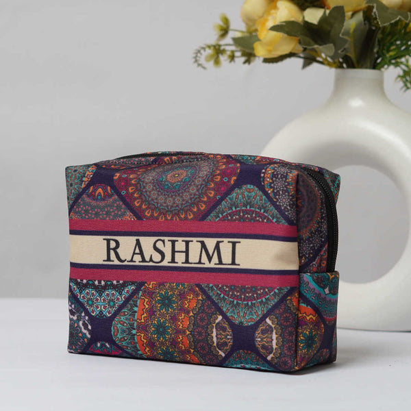 Personalised Mandala Box Pouch - Uncommongifts.in