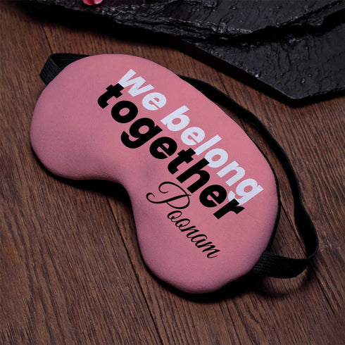 Printed Customized Eye Mask - Uncommongifts.in