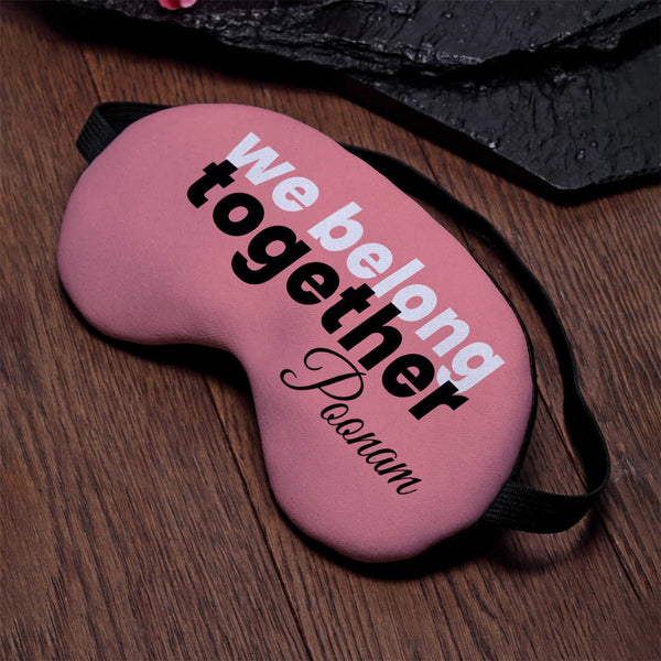 Printed Customized Eye Mask - Uncommongifts.in