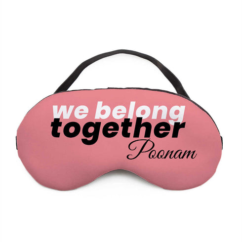 Printed Customized Eye Mask - Uncommongifts.in
