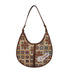 Multi-coloured Printed Half Moon Hobo Bag - Uncommongifts.in