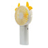Yellow & White Face Fan - Uncommongifts.in