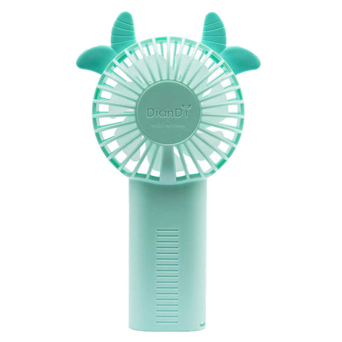 Fun and Functional Green Face Fan - Uncommongifts.in