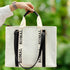 Black & White Allure Personalised Handbag - Uncommongifts.in