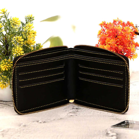 Personalised Unisex Wallet With Charm - Blue - Uncommongifts.in