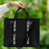 All Black Allure Personalised Handbag - Uncommongifts.in