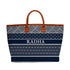 Blue Stripes Printed Luna Handbag - Uncommongifts.in