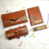 Personalised Gift Combo Women's Wallet With Charm - Brown - Uncommongifts.in