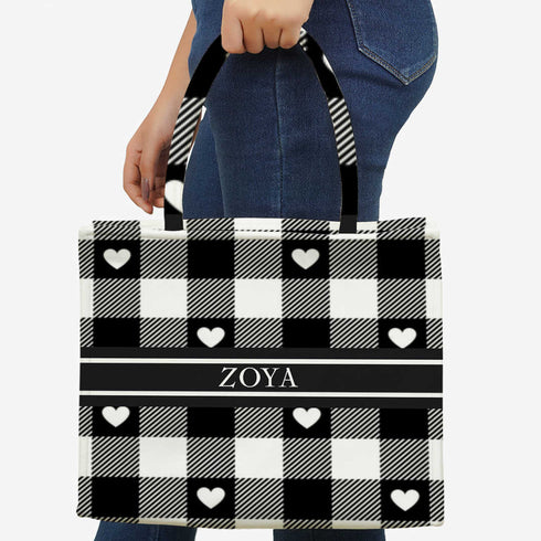 Customized Christmas Theme Box Tote Bag - Uncommongifts.in