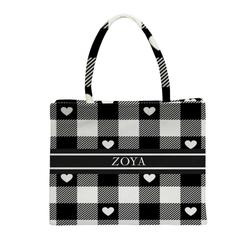 Customized Christmas Theme Box Tote Bag - Uncommongifts.in