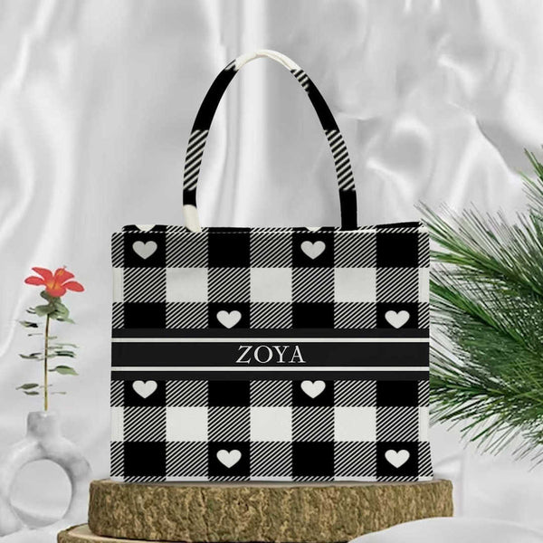 Customized Christmas Theme Box Tote Bag - Uncommongifts.in