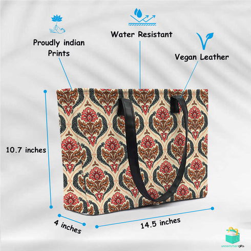 Ethnic Filipino Print Women's Office Bag - Uncommongifts.in