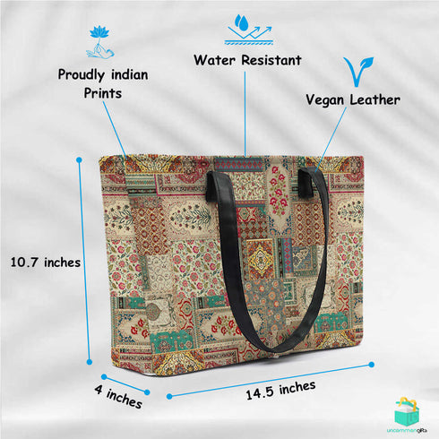 Mandala Print Women's Office Bag - Uncommongifts.in