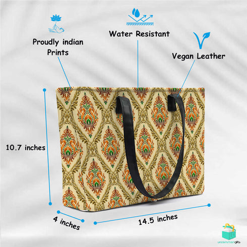 Persian demark Printed Women's Office Bag - Uncommongifts.in