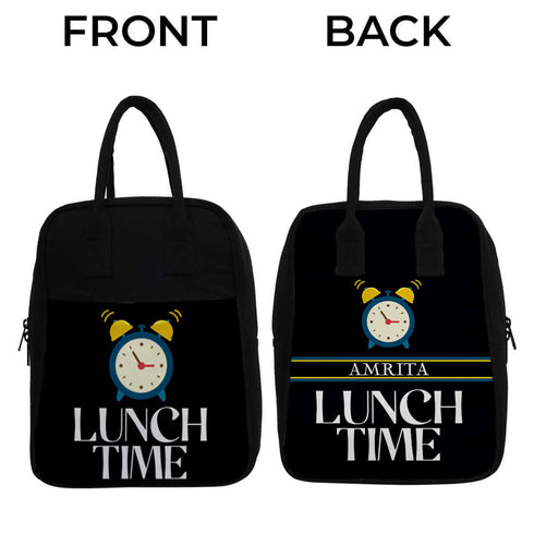 Personalised Printed Canvas Lunch Bag - Uncommongifts.in