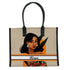 Personalised Beautiful Girl Printed Box Tote Bag - Uncommongifts.in