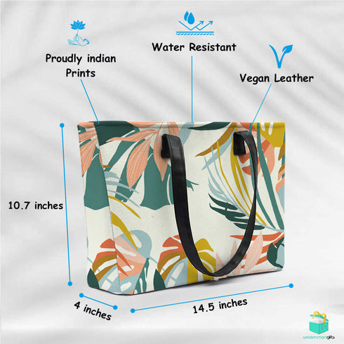Spring Print Women's Office Bag - Uncommongifts.in