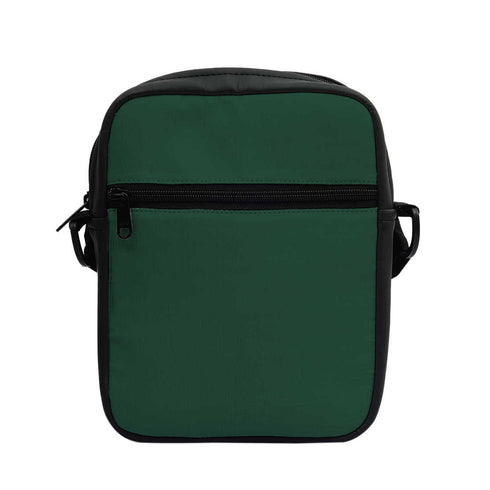 Green Print Personalised Men Sling Bag - Uncommongifts.in